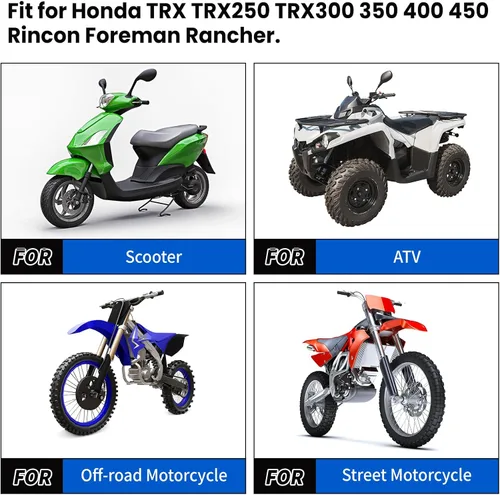 Vista 7 de Kit de cilindro maestro de freno de 7/8 pulgadas Manillar Palanca de freno delantera derecha compatible con Honda TRX TRX250 TRX300 350 400 450