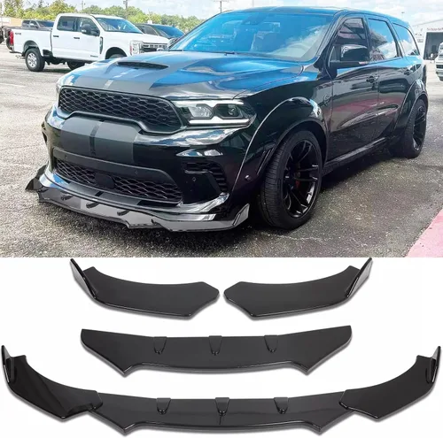 Vista 9 de DREAMOTOR Alerón Divisor Universal Ajustable para Parachoques Delantero de Automóvil, Labio Barbilla Spoiler, 4 Piezas, Protector Difusor Compatible