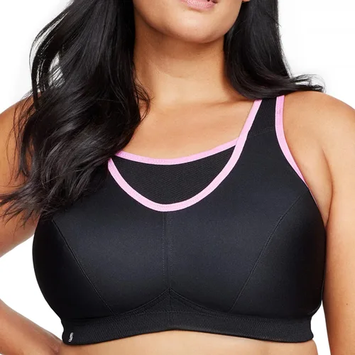Vista 17 de Full Figure Plus Size No-Bounce Camisole Sports Bra Wirefree #1066