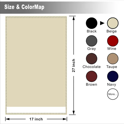 Vista 6 de Funda Antideslizante para Reposacabezas de Fundas de Muebles, Protector de Reposacabezas de Piel Sintética para Silla Reclinable, Funda Protectora