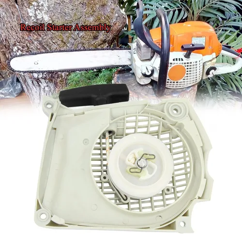 Vista 3 de 1141 080 2100 Conjunto de arranque de retroceso para motosierras Stihl MS261 MS271 MS291, sustituye a 1141 080 2104