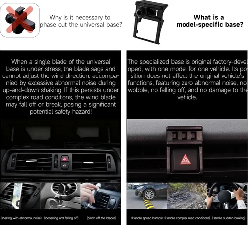 Vista 5 de B&DOG XSIN Soporte de teléfono de coche para Camry 2018-2020 (Negro-B)