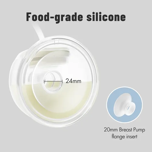 Vista 4 de Phanpy Extractor de Leche Portátil con Recolector de Leche, Nuevas Piezas de Copa, Accesorios de Reemplazo Originales para Extractor de Leche