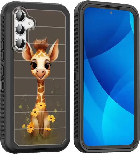 Vista 138 de Funda para Galaxy A15 5G, cuerpo completo, protección contra caídas, a prueba de polvo, resistente de 3 capas, militar, resistente, duradera