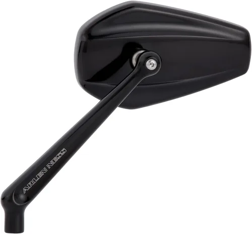Vista 2 de Arlen Ness 13-156 puede usarse con Mini Stocker Mirror - Izquierda - Black Powdercoat