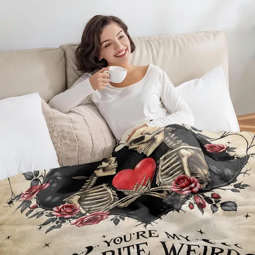Vista 6 de GEEMBI Regalos de aniversario para parejas para mujeres y hombres, manta de forro polar para sofá cama de 50 x 60 pulgadas, regalo de aniversario