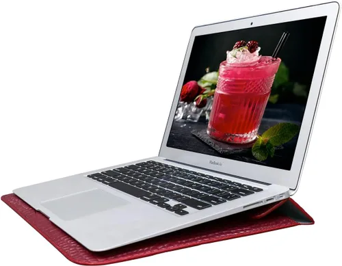 Vista 4 de Neo A3404 - Funda para portátil de 13 a 13.6 pulgadas con soporte Rojo