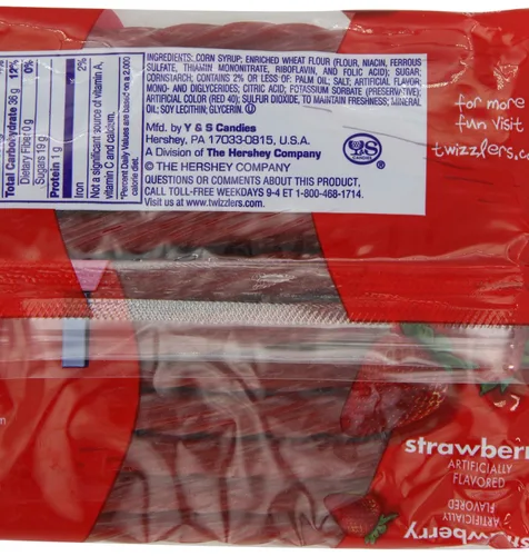 Vista 5 de Twizzlers Twists (Fresa, Bolsas de 16 onzas, pack de 6)