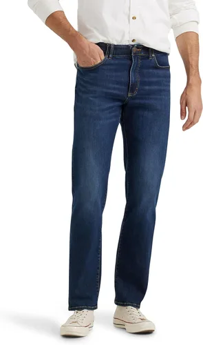 Vista 7 de Lee Jeans Extreme Motion - Pantalones rectos regulares para hombre Espacio Iris