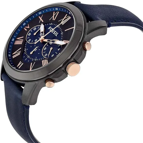 Vista 4 de Fossil Reloj para hombre humo talla única correa Humo Correa