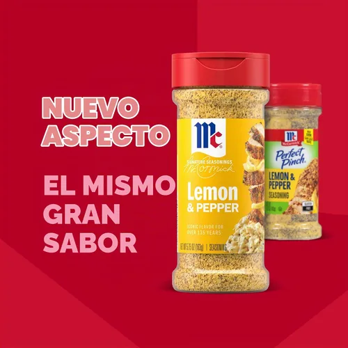 Vista 4 de Condimento McCormick Perfect Pinch, de limón y pimienta, 5.75 onzas