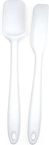 Vista 11 de RSVP International Ela Collection - Juego de 4 piezas de acero recubierto de silicona, cuchara, espátula y cepillo, varios