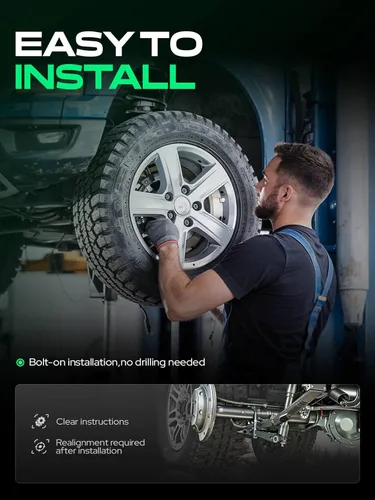 Vista 7 de YHTAUTO Kit de elevación de nivelación frontal de 1-3 pulgadas con herrajes compatible con modelos Chevy y GMC 2011-2019, Silverado Sierra 2500 HD