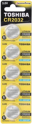 Vista 8 de Toshiba CR2032 3 Volt Pila de Litio Tipo Moneda (5 Baterías)