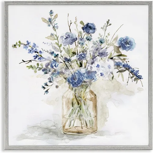Vista 14 de Spring Floral Dollops' Framed Giclee Art