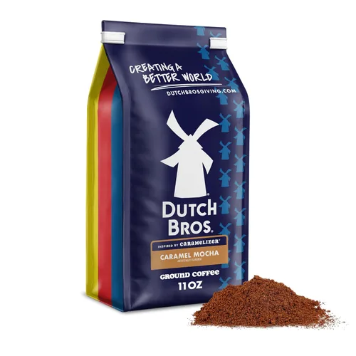 Vista 14 de Dutch Bros OG tostado medio, café molido Café molido 100% arábica, chocolate con leche y notas cítricas, combina con cremas Dutch Bros, 1 bolsa