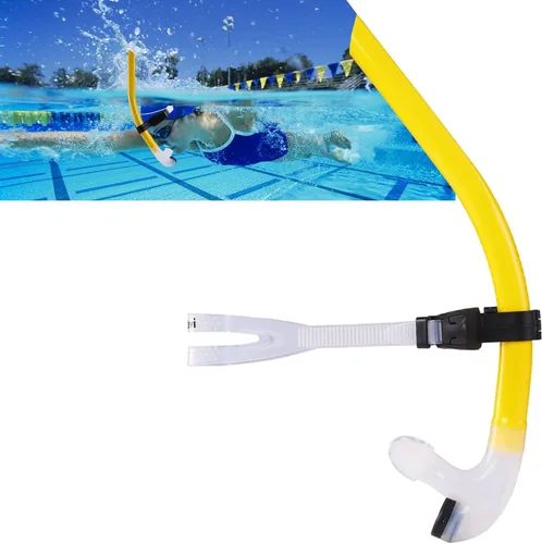 Vista 11 de Esnórquel de natación para natación de brazadas, equipo de esnórquel para nadadores adultos para entrenamiento de esnórquel en piscina y aguas