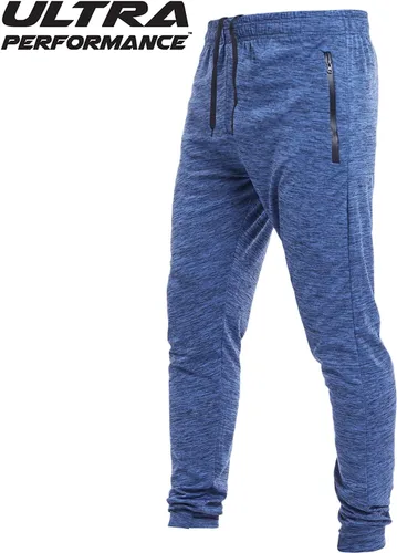 Vista 2 de Ultra Performance 3 Pack Athletic Tech Mens Joggers, Track Sweatpants for Men with Zipper Pockets