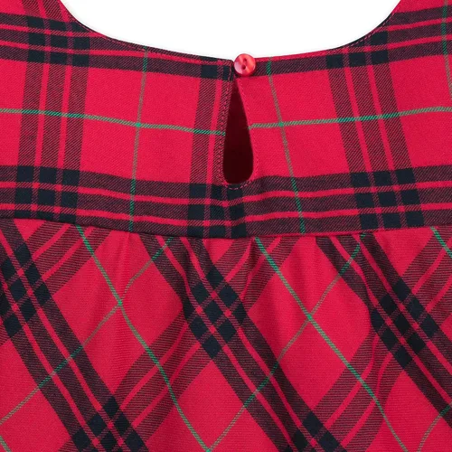Vista 3 de Disney Minnie Mouse Holiday Plaid Nightshirt Girls - Multi