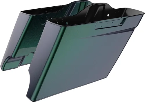 Vista 20 de Alforjas extendidas para Harley Touring Street Glide, Electra Glide, Road Glide 2014-2023 (whisky ámbar)