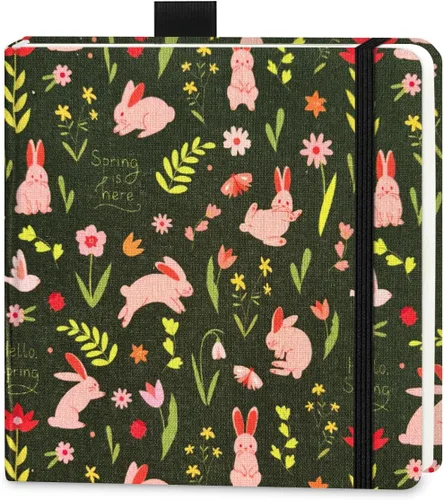 Vista 16 de E-WEICHEN 5x5 Cuadernos de acuarela de tela portátiles hechos a mano con tapa dura de tela cosida para viajes Papel para acuarela de 140LB/300gsm 20