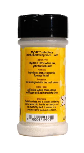Vista 3 de Mantequilla MySALT – Alternativa de sal sin sodio con sabor a mantequilla – Para maíz en la mazorca, papas, verduras y más – 3 onzas