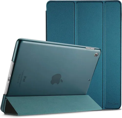Vista 23 de ProCase Funda para iPad de 9ª/8ª/7ª generación de 10.2 pulgadas (versión 2021/2020/2019), funda 10.2 iPad de 9ª/8ª/7ª generación, funda inteligente