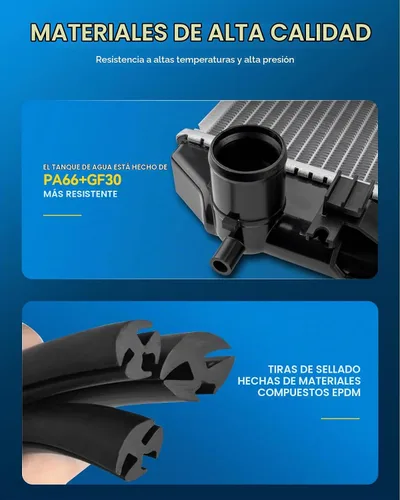 Vista 4 de PHILTOP Radiadores de coche 221-9067, CU13200 aptos para Grand Cherokee