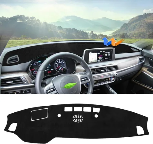 Vista 13 de Autorder Cubierta de salpicadero para Hyundai Sonata 2009 2010 Accesorios Dash Cover Upgrade Flannel Dash Mat Parasol Protector de rayos UV
