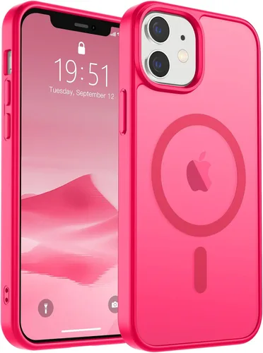 Vista 197 de SUPFINE Funda magnética para iPhone SE 2022 (3ª)/2020 (2ª), iPhone 8 (compatible con MagSafe) (protección contra caídas de grado militar), funda
