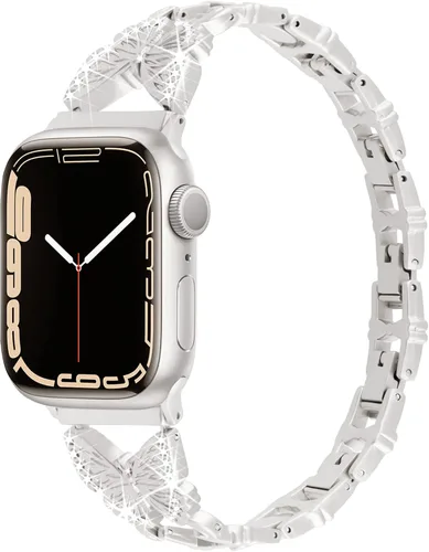 Vista 11 de YGTIECS Compatible con correas de Apple Watch para mujeres de 1.654 pulgadas (1.654 pulgadas), 1.614 pulgadas, 1.575 pulgadas, 1.496 pulgadas, 1.496