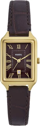 Vista 29 de Fossil Raquel - Reloj de cuarzo y acero inoxidable para mujer, con tres manecillas