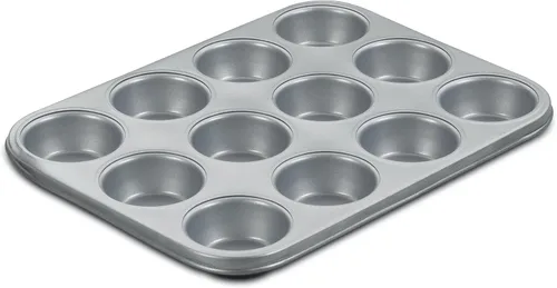 Vista 4 de Cuisinart Chef's Classic - Fuente antiadherente para horno, Plateado/Negro