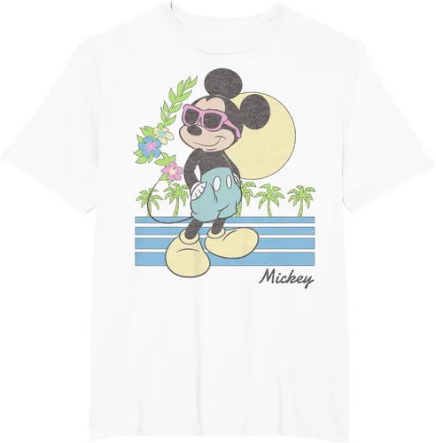 Vista 11 de Disney Mickey and Friends Mickey Retro Beach Camiseta S Gris Oscuro