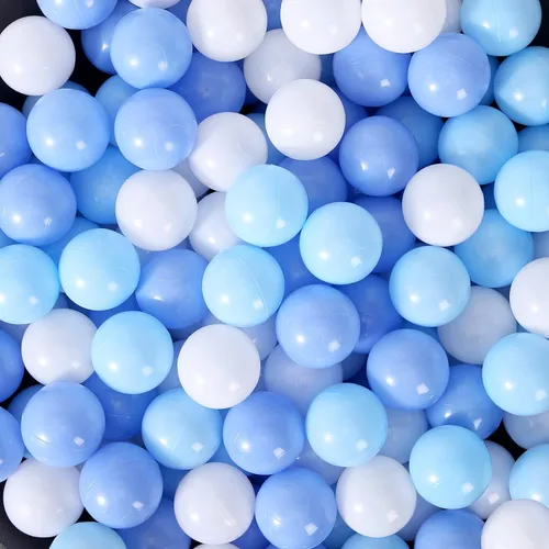 Vista 11 de Paquete de 100 pelotas para piscina de bolas - Bolas de plástico a prueba de aplastamiento y libres de BPA para carpa, casa de juegos, juguete
