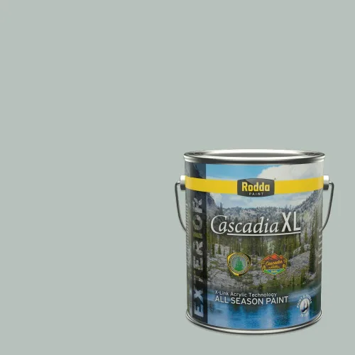 Vista 161 de Rodda Paint CASCADIA XL - Pintura satinada exterior e imprimación en uno, 1 galón, hoja de aloe