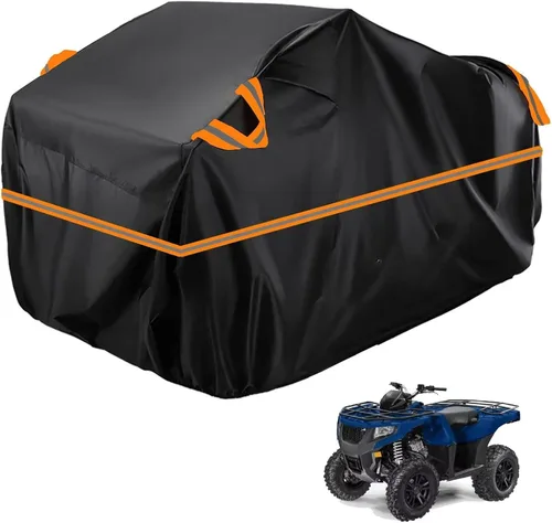 Vista 113 de Cubierta para ATV impermeable compatible con Arctic Cat H1 EFI TRV Cruiser 4x4 2011, cubierta de 210D para vehículos de 4 ruedas, cubierta para quad