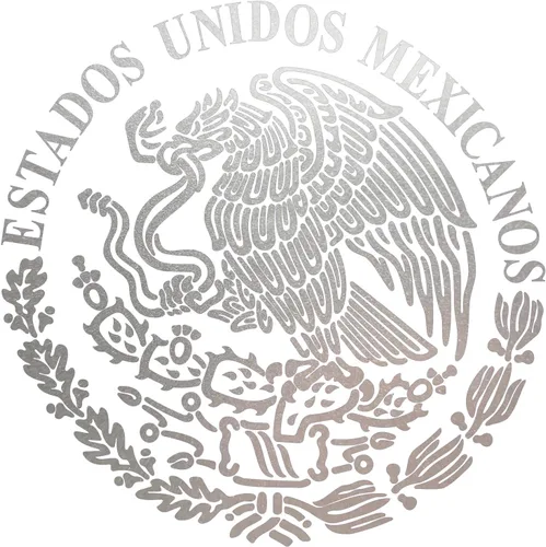 Vista 13 de ESTADOS - Vinilo adhesivo de Estados Unidos Mexicanos, bandera de Águila y águila de México (3M dorado metálico, 8 pulgadas)