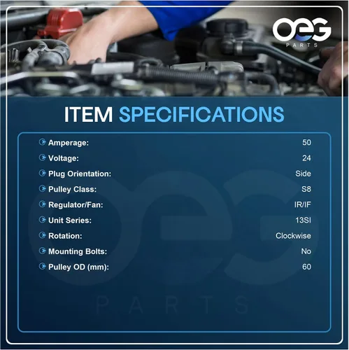 Vista 3 de OEG parte el nuevo alternador compatible con los generadores de FG Wilson Perkins Olympian Caterpillar Genset 327-6712, 8600282, 8600336, 8600688