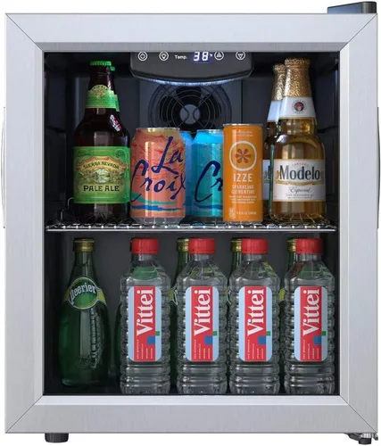 Vista 8 de EdgeStar BWC71 - Centro de bebidas Extreme Cool de 18 pulgadas de ancho con capacidad para 52 latas, acero inoxidable