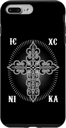 Vista 12 de IC XC Nika Cross Christogram Orthodox Christian Case for iPhone 17