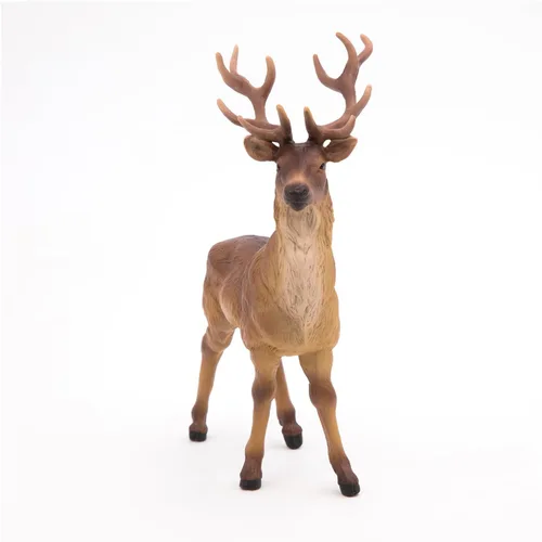Vista 5 de Papo -Pintado a mano - Figura -Wild Animal Kingdom - Ciervo -53008 -Coleccionable - para Niños - Adecuado para niños y niñas- a partir de 3 años