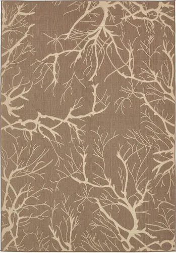 Vista 30 de Unique Loom - Alfombra de centro Café/Beige