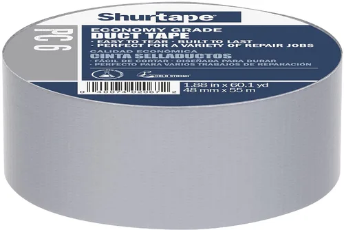 Vista 7 de Shurtape PC 009 Contratista Grado, Cinta adhesiva de tela coextruida, para embalaje, sellado, reparación, impermeabilización y sujeción de láminas