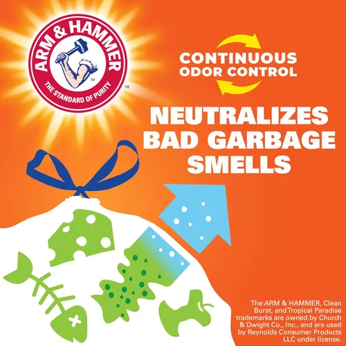 Vista 5 de Hefty Bolsas de basura ultra fuertes de 13 galones, bolsas de basura altas para cocina tamaño 13 galones, resisten fugas, perforaciones y desgarros