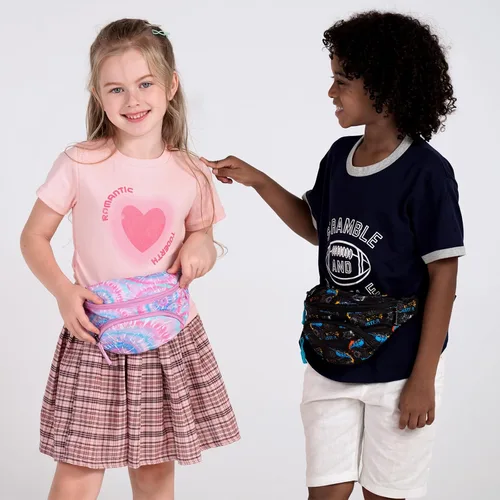 Vista 2 de Choco Mocha Riñonera pequeña para niños, negro (SPACE-BLACK), Casual