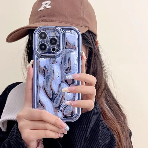 Vista 8 de Funda de protección de lente de cámara con textura de meteorito brillante de lujo, galvanizada suave a prueba de golpes para iPhone 14 Pro Max