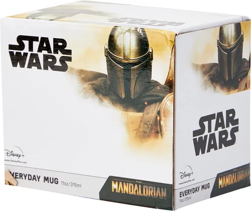 Vista 4 de Star Wars Pyramid THE MANDALORIAN TAZA CUANDO TU CANCIÓN ENTREGA BLANCA