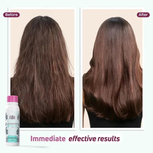 Vista 2 de D'Luchi Kaba Ceramide - Acondicionador para cabello seco, dañado y deshidratado, para mujeres, reparaciones de puntas abiertas, control