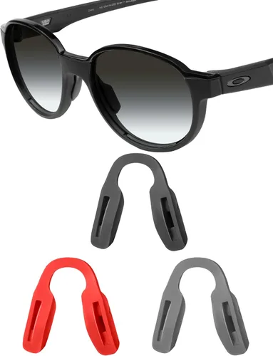Vista 11 de Mryok Piezas de nariz de repuesto almohadillas de nariz para gafas Oakley Hex Jector OX8032 - Opciones Negro y Negro